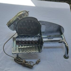 Electric Meat Slicer - Silver